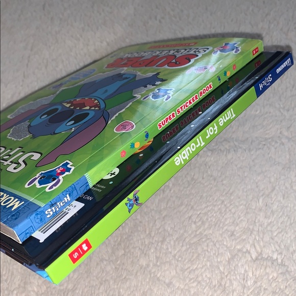 NEW Disney Stitch Books Tell Time & Sticker Book - Picture 2 of 13
